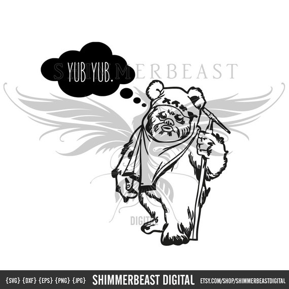 Download Star Wars Svg Ewok Svg Star Wars Svg Files Starwars Svg Etsy