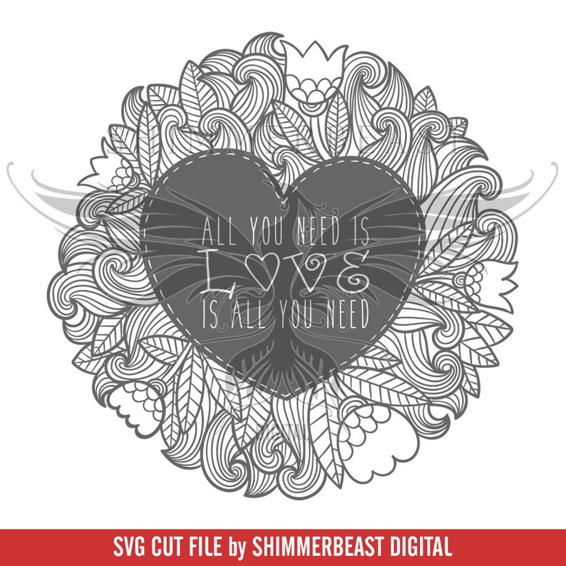Free Free 264 Love Mandala Svg SVG PNG EPS DXF File