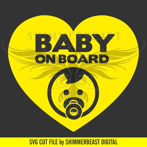 Download Baby on Board SVG Cut File Baby on Board svg Car Decal SVG ...