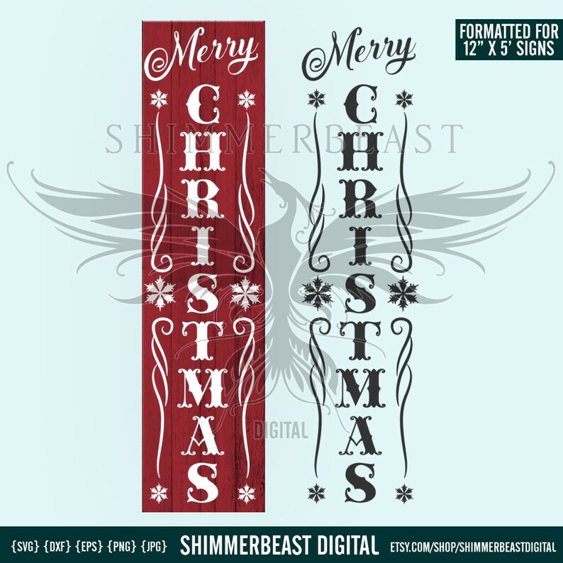 Download Christmas Porch Sign SVG Merry Christmas SVG Porch Sign | Etsy