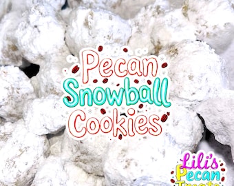 PECAN SNOWBALL COOKIES – Buttery, Nutty & Melt-in-Your-Mouth Delicious! - Russian Tea Cakes - Mexican Wedding Cookies-Holiday Favorite