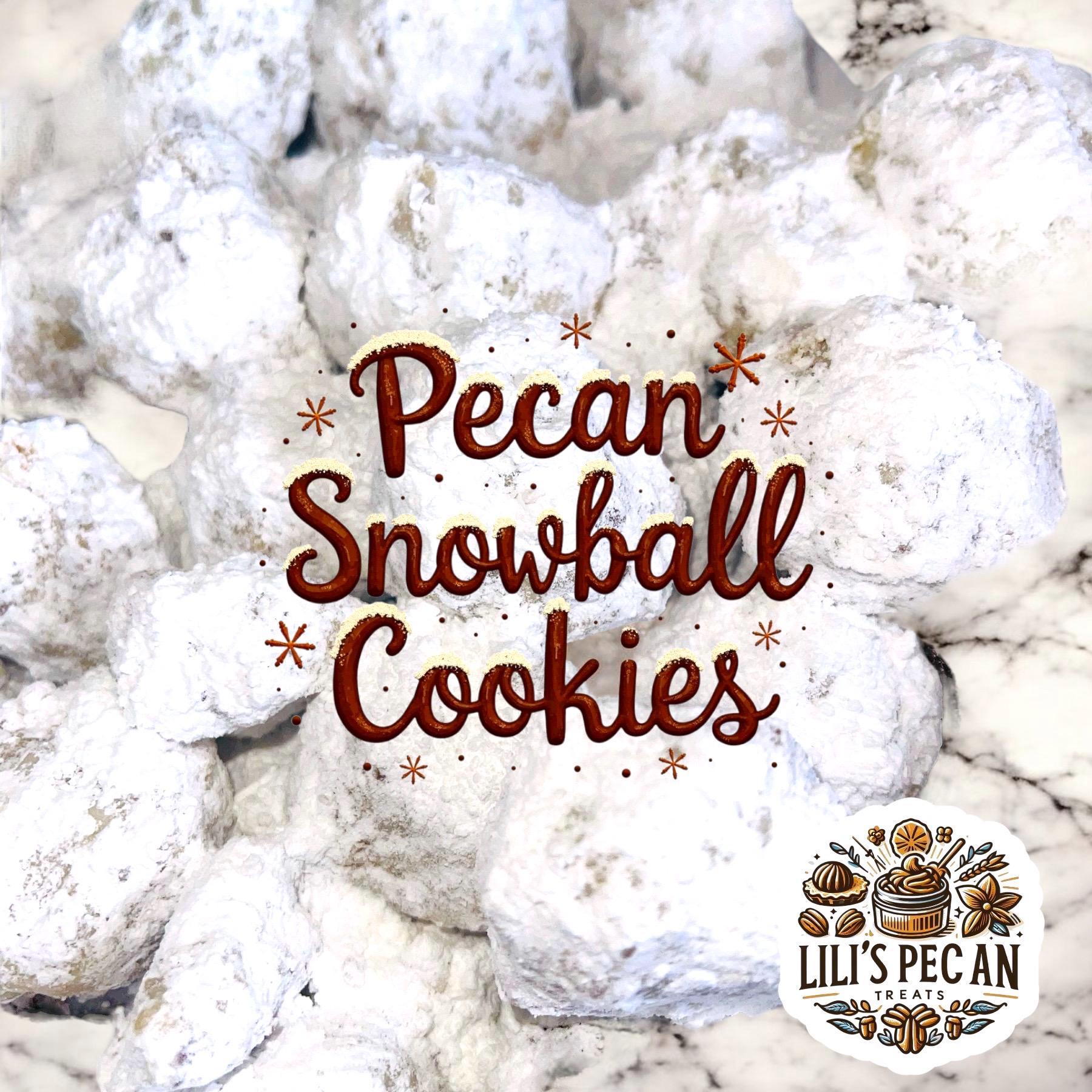 PECAN SNOWBALL COOKIES – Buttery, Nutty & Melt-in-Your-Mouth Delicious! - Russian Tea Cakes - Mexican Wedding Cookies