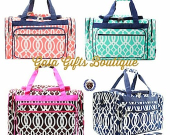 Monogrammed Duffle Bag, Travel Bag, Personalized Duffle Bag, Kids Duffle Bag, Sleepover bag , Hospital Duffle Bag, Hospital delivery bag