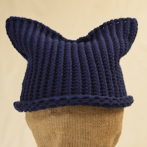 Pussycat hat, Pussyhat Project March hat, pussyhat kitty ear hat, cat lover crochet cat hat, cat ear hat, #pussyhatproject trending now