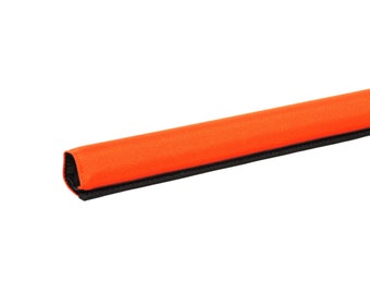Bike Top Tube Protector Orange Nylon Cordura Fixed Gear Bike Polo Frame Pad.