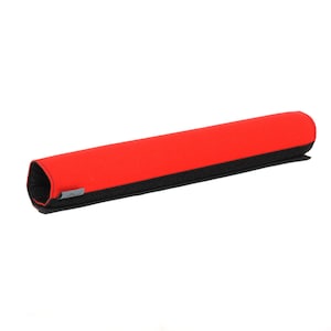 Bike Top Tube Protector Red Nylon Cordura Fixed Gear Bike Polo Frame Pad.