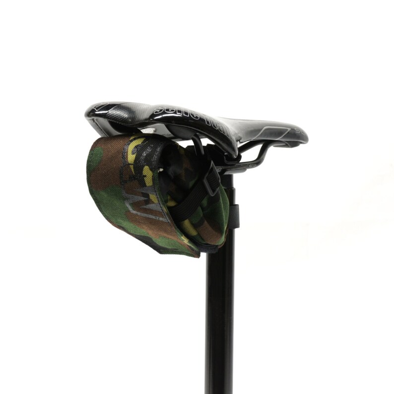 Woodland Camo Bike Seat Pack Etsy