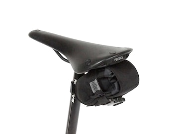 STW Black Ballistic Nylon Mountain Bike Gravel Cycling Seat Pack Bag.