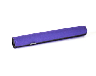 Bike Top Tube Protector Purple Nylon Cordura Fixed Gear Bike Polo Frame Pad.