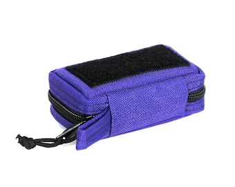 Mini EDC Purple Cordura Nylon Organizer Pouch Everyday Carry Ranger Eye Tactical Bag.