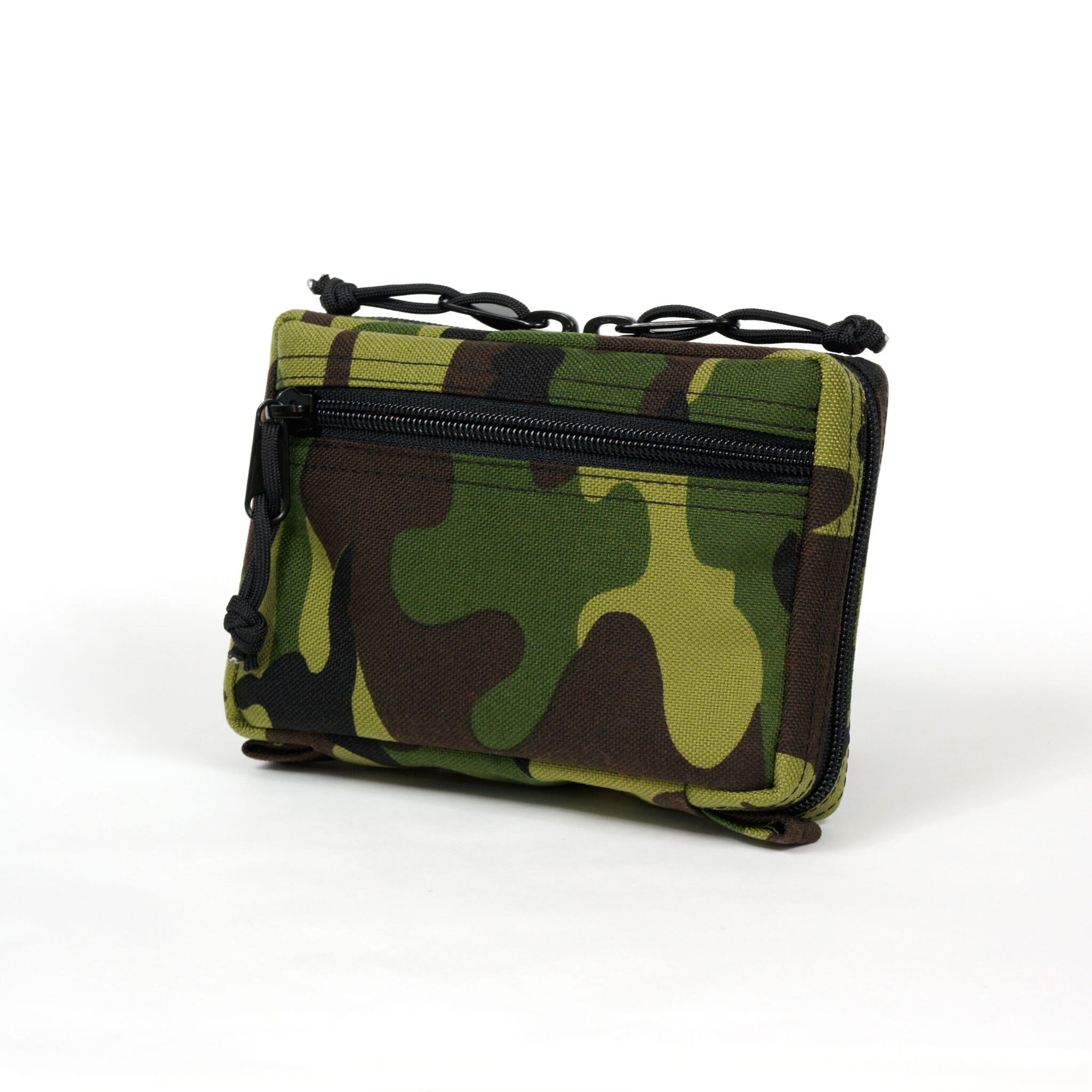 EDC Mid Organizer Pouch Woodland Camo Everyday Carry Cable