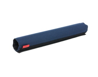 Bike Top Tube Protector Navy Blue Nylon Cordura Fixed Gear Bike Polo Frame Pad.