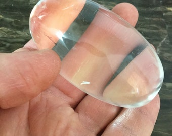SUPER Water Clear Satyaloka Quarz Lingam, KraftvollVibration, AlleChakras, Sat-Chit-Ananda, Bächlein, Meditation, Camping, *Angebote annehmen*