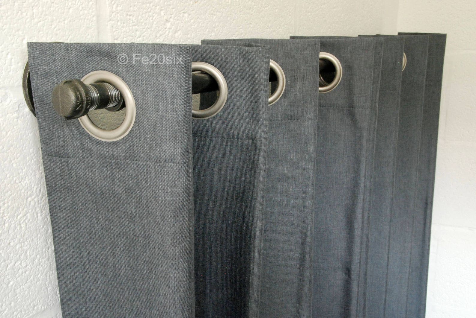 Curtain Pole Rail Window Industrial Pipe Pipework Iron - Etsy UK