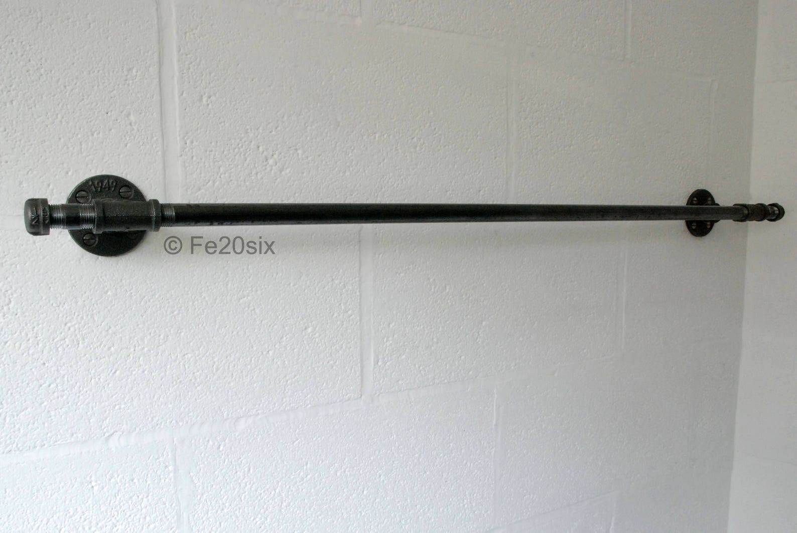 Curtain Pole Rail Window Industrial Pipe Pipework Iron - Etsy UK