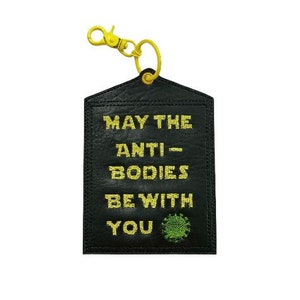 May the Antibodies be with you - Vaccination Card Holder