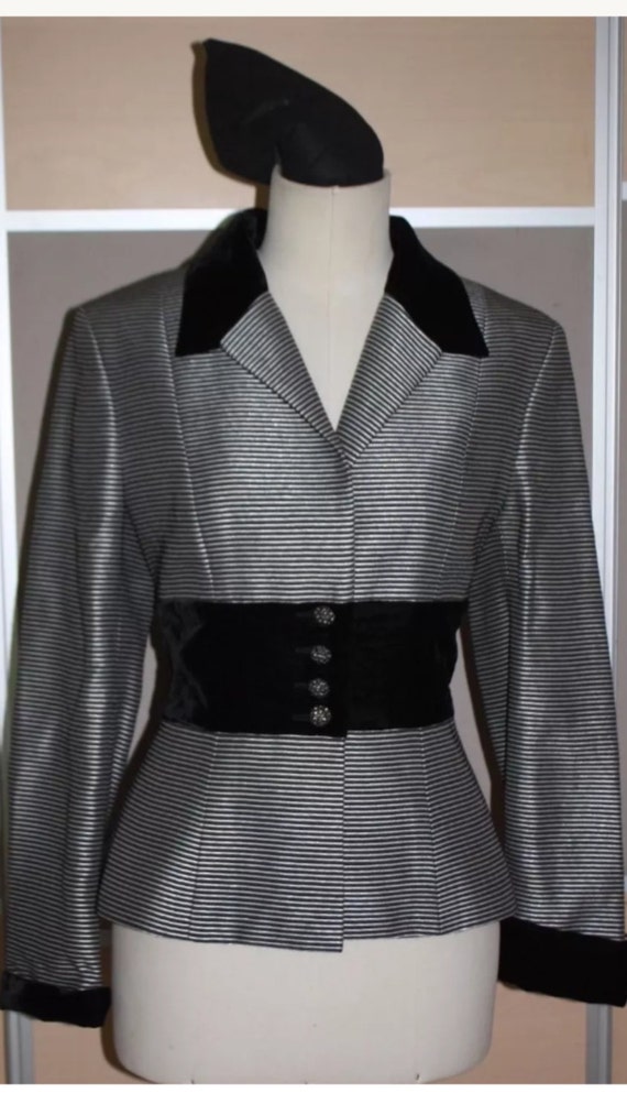 Jacques Fath Couture Vintage Jacket - image 1