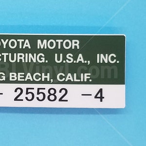 1979-83 Long Beach, Calif Sticker for Truck Bed