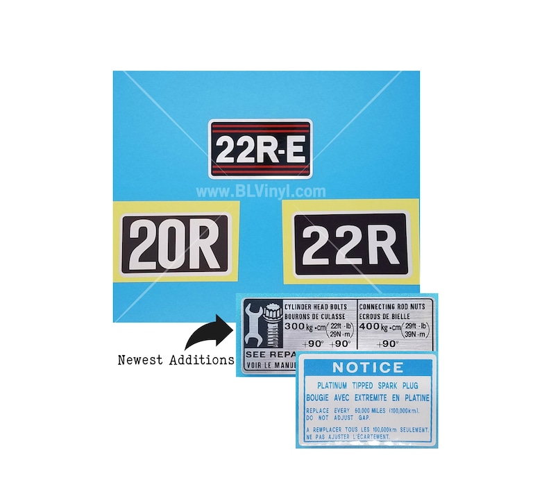 Valve Direction Sticker Valve Cover Decals, Part 1 - Etsy