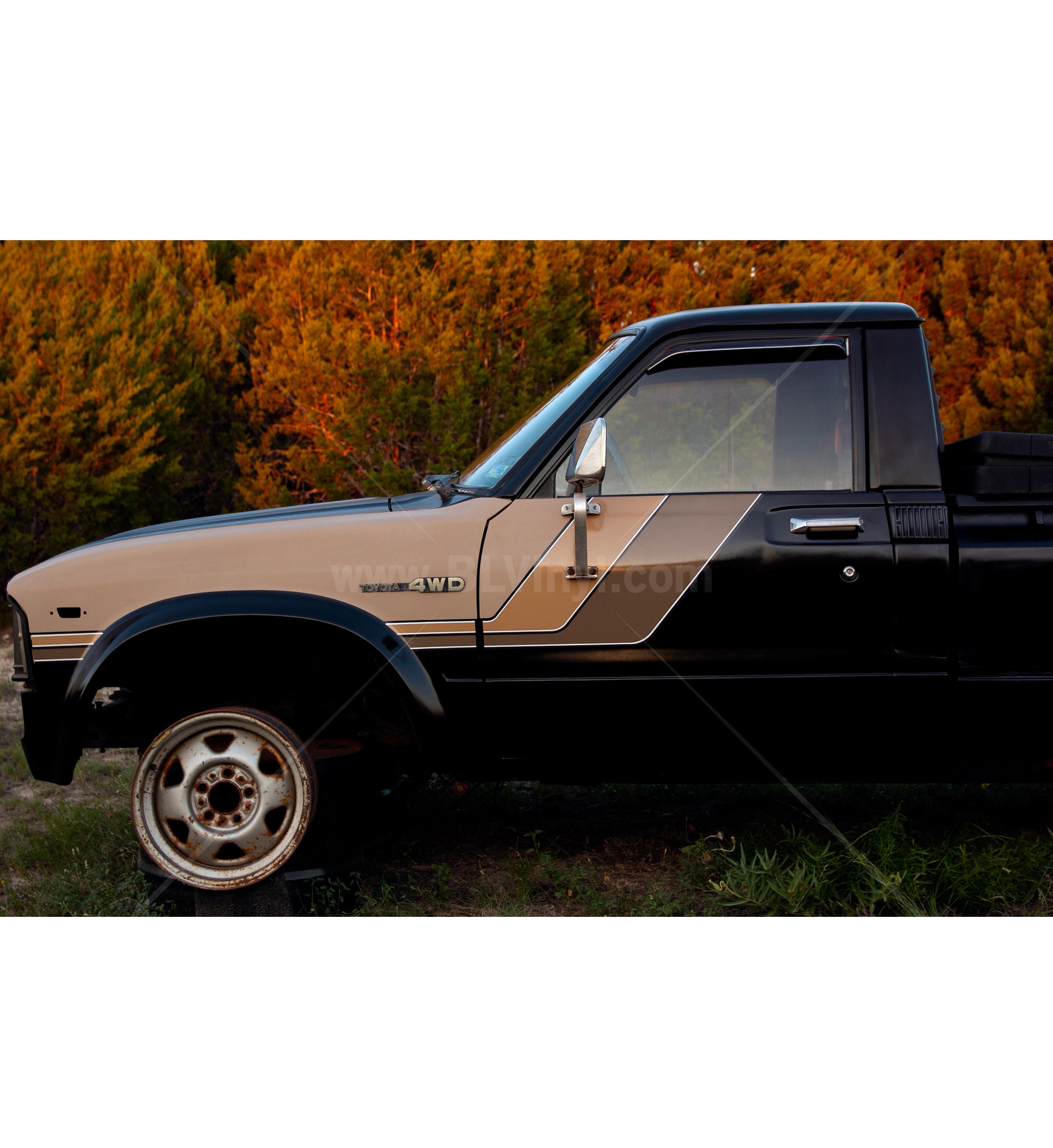 1982 4x4 SR5 Sport Truck Printed Graphics Kit With Paint Stencil