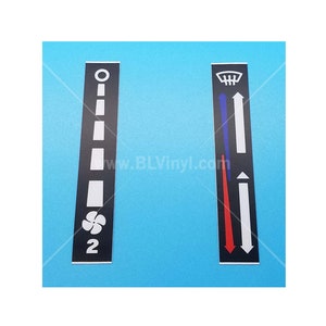Climate Control Stickers for Defender 90