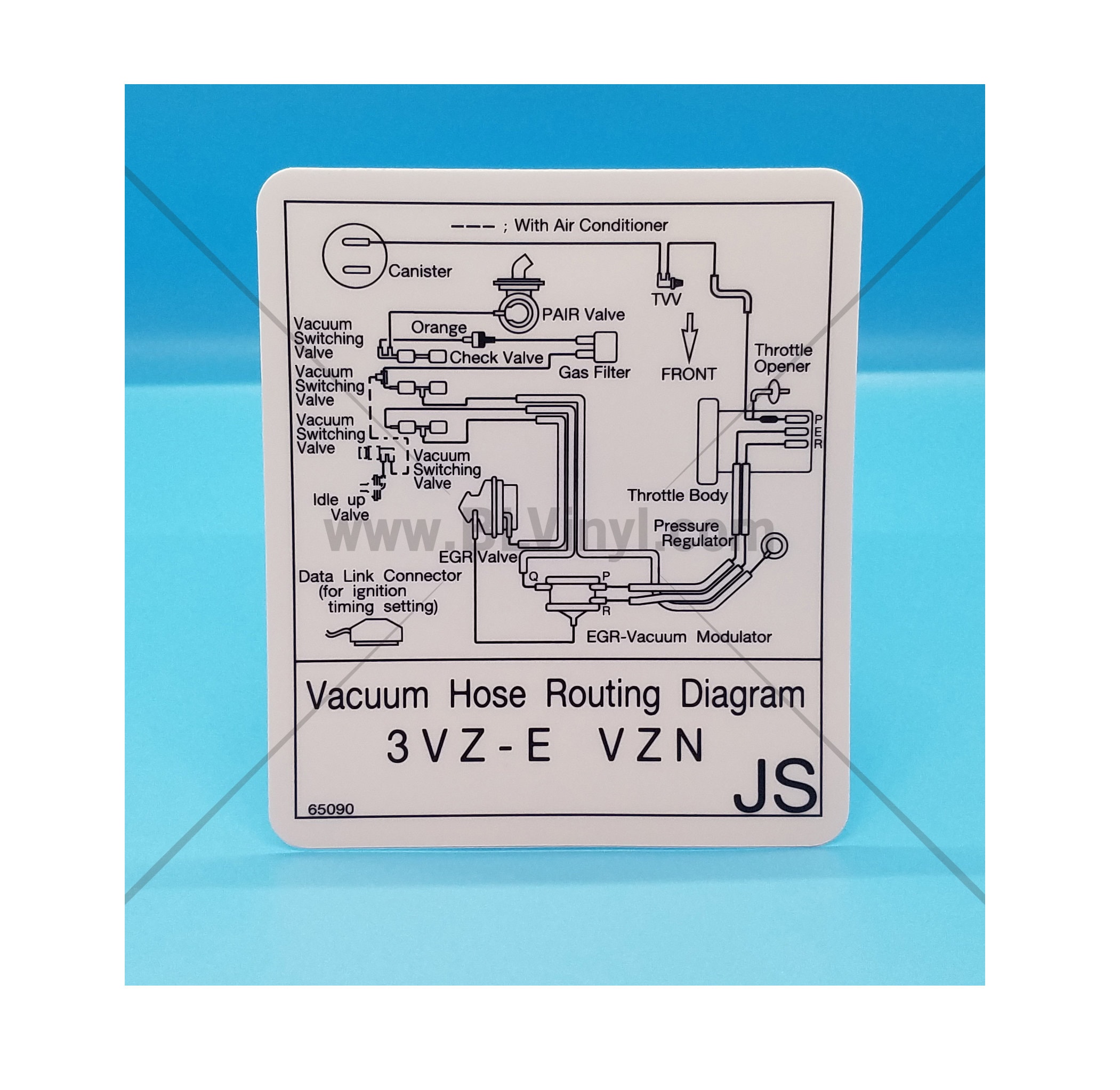 Mid-90s 3.0(3VZ-E) Vacuum Hose Information - Etsy