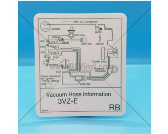 Early-90s 3.0(3VZ-E) Vacuum Hose Information