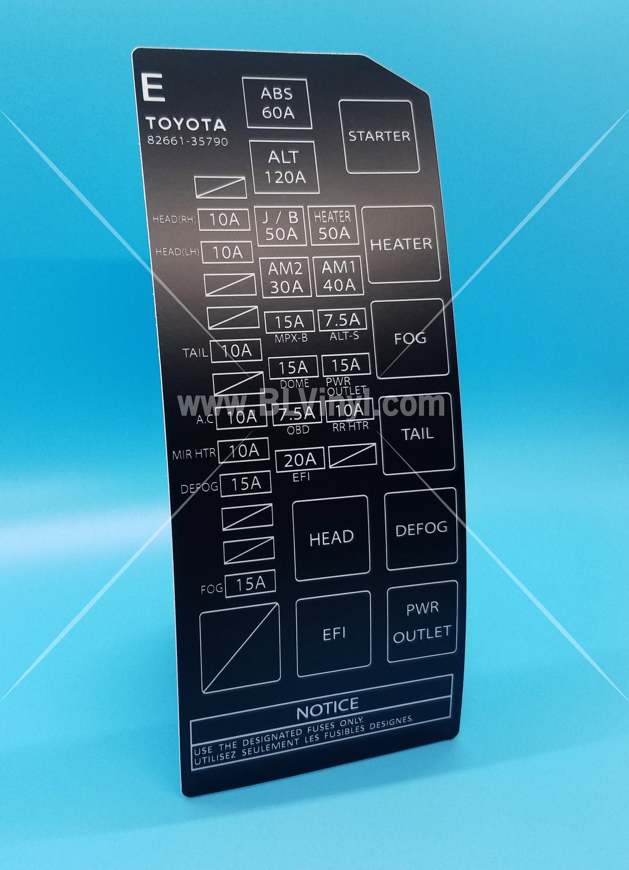 1999-2002 3.4L 4runner Fuse Box Decal - Etsy Finland, image size:2170x3000