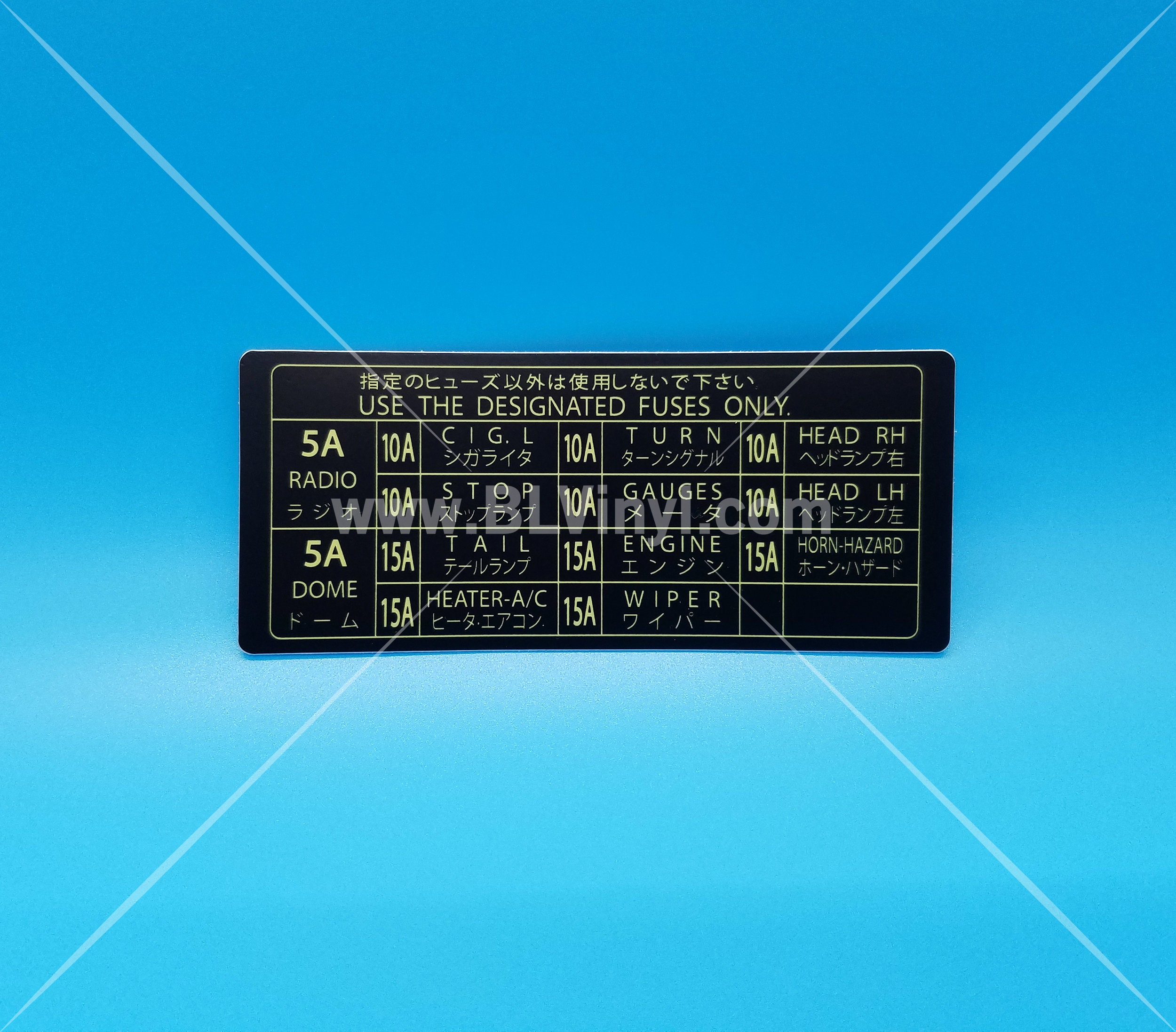 1979-1981 Truck Kick Panel Fuse Box Decal - Etsy