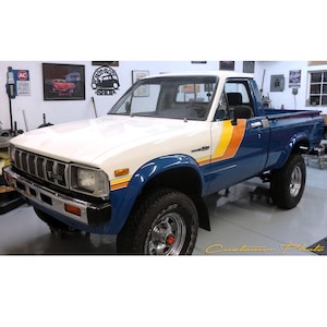 1981-1982 4x4 SR5 Sport Truck Printed Graphics Kit with Paint Stencil