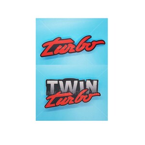 80s Style Turbo Badge Decal