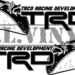 Taco Racing Development Bedside Decal Set image 2