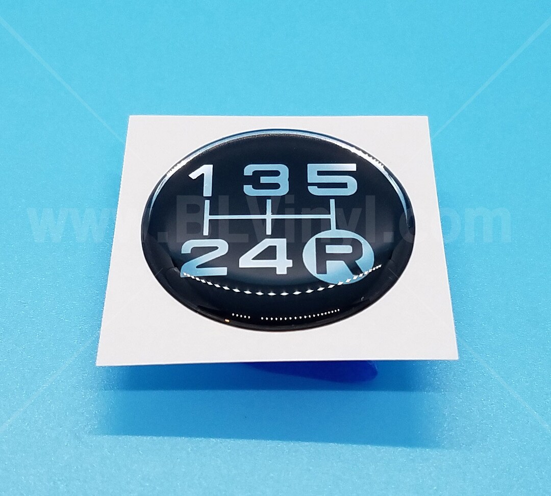 Chrome 30mm Shift Pattern Decal (flat-topped Knobs Only) - Etsy