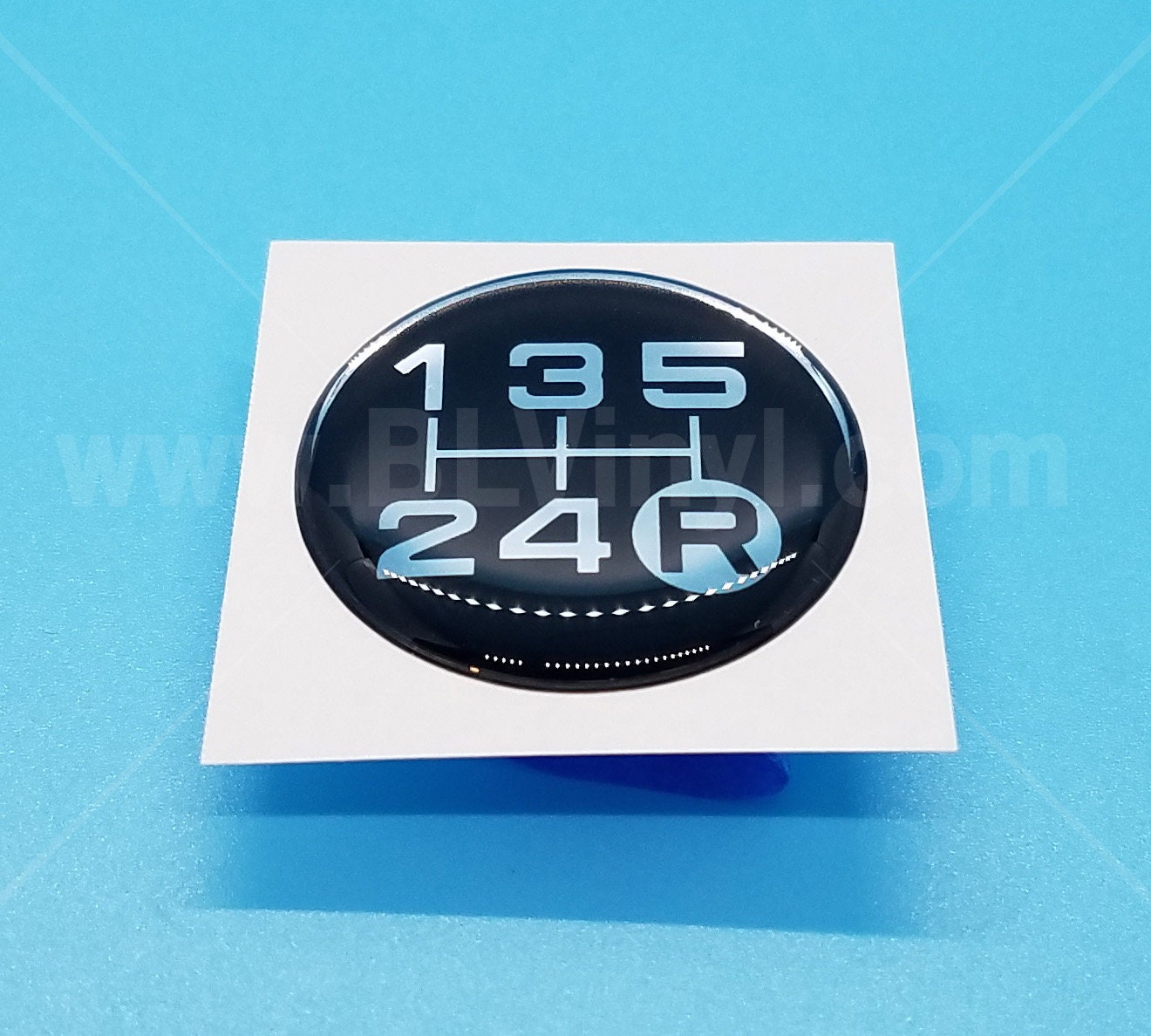 Schema 3, 1 Adesivo Per Leva Del Cambio A 5 Marce, In Silicone - Foto 2