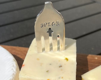 Rustic Unique Cheese Labels Charcuterie Board Cheese Markers Unique Host Gift One of a Kind Housewarming present
