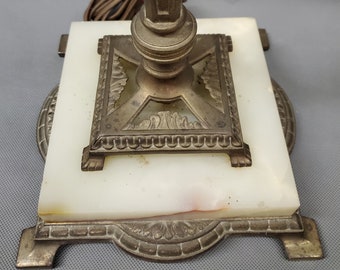 pix Marble Base Antique Torchiere Floor Lamp marble floor lamp etsy