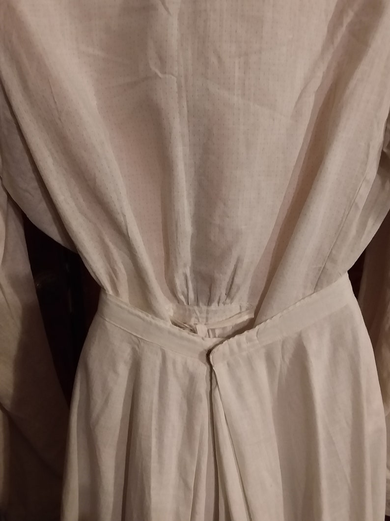 Ca 1900/'s Victorian Cotton Blouse and Skirt