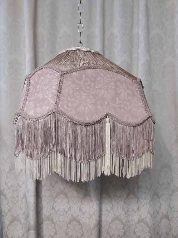 fringed table lamp shades