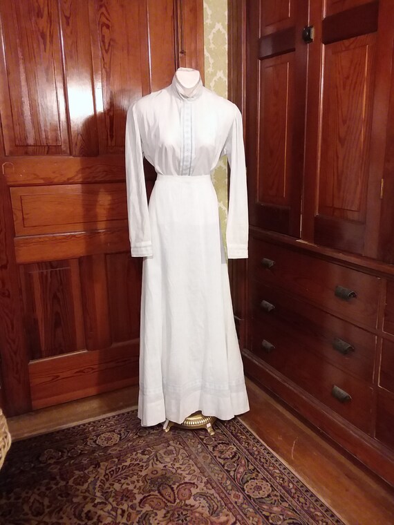 Ca. 1900's Victorian Cotton Blouse and Skirt