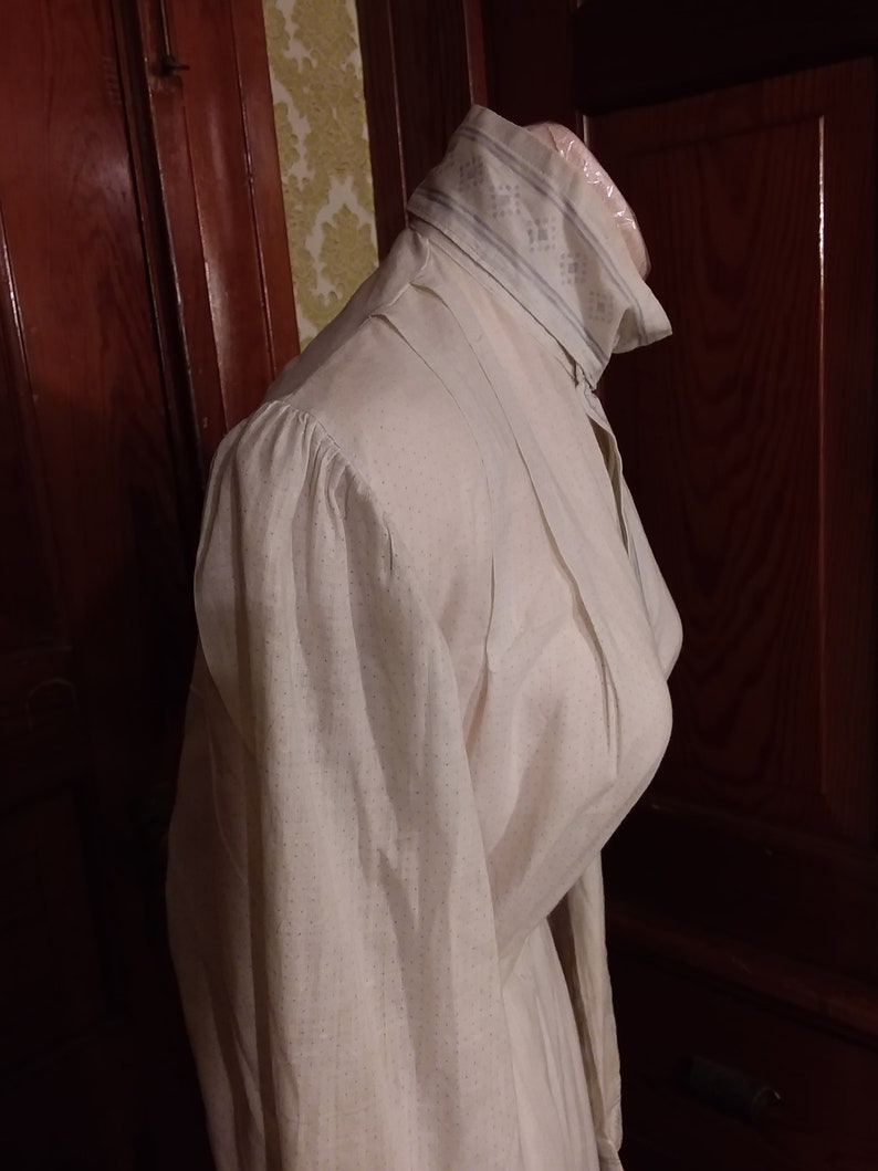 Ca 1900/'s Victorian Cotton Blouse and Skirt