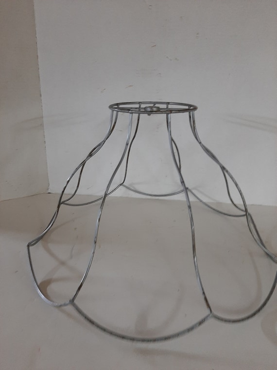 Large top lampshade frame