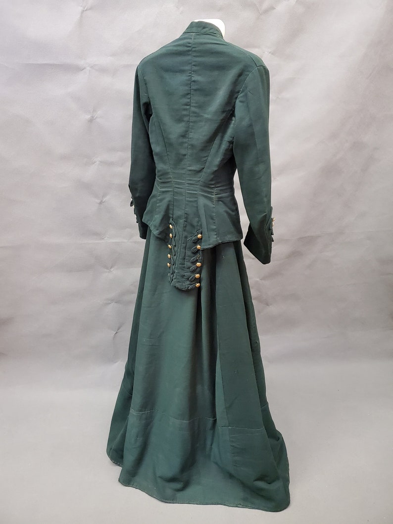 1800's Riding Habit Green Worn by Mrs. L.A. Rossing Etsy