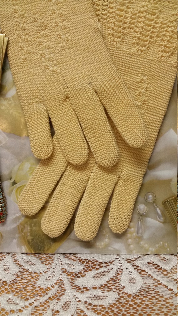 Whiting & Davis Enameled Purse Gloves Hankie Shad… - image 7
