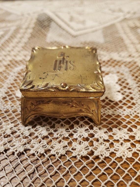Victorian 1800's Rosary/Trinket/Jewelry/Dresser M… - image 3