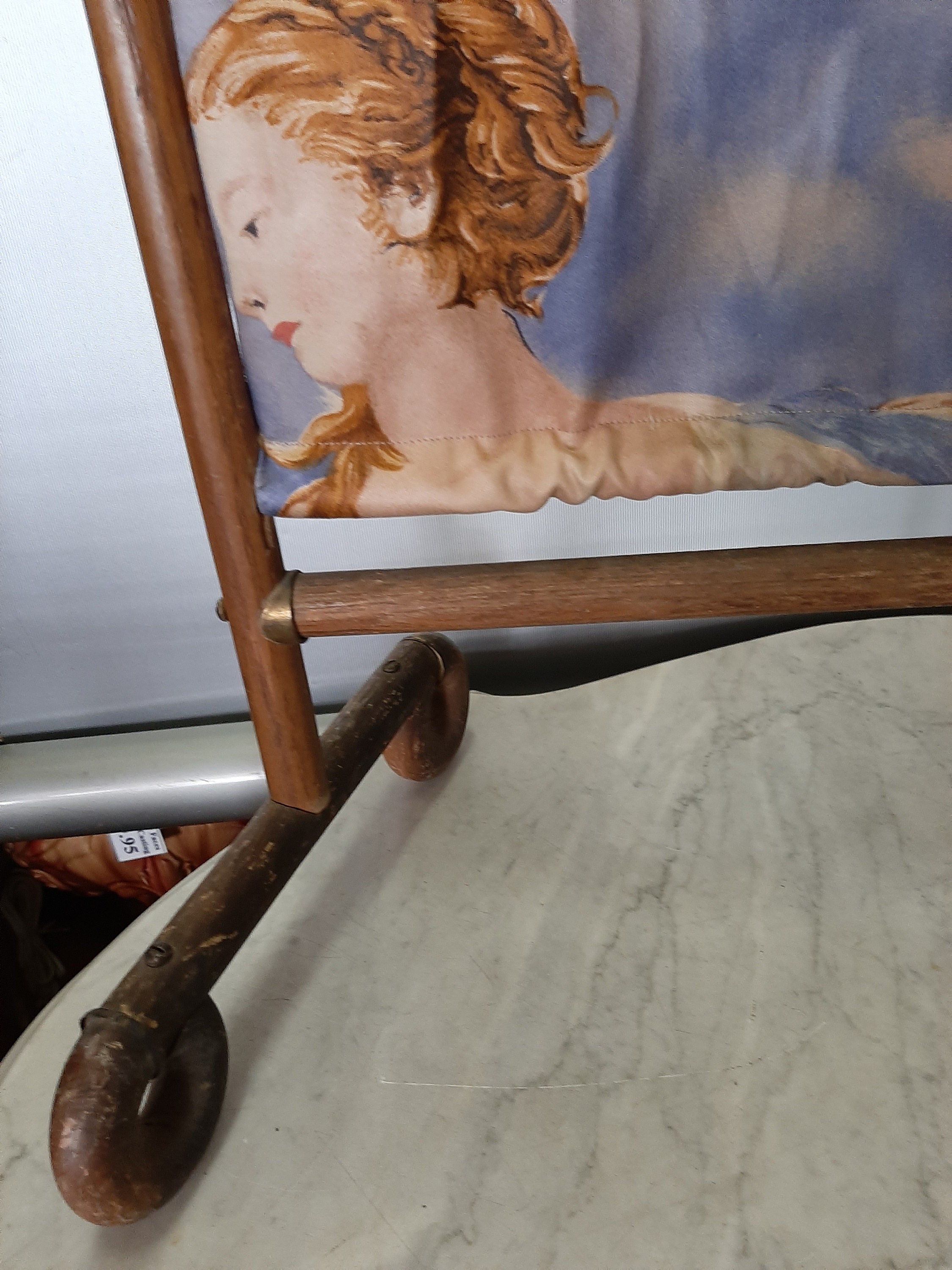 Oak Stick & Ball Ca 1880 pantalla de la chimenea impresión | Etsy