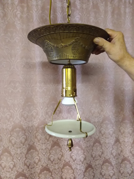 Sale Was 599 95 Now 549 95 Sale Ceiling Light With Custard Etsy