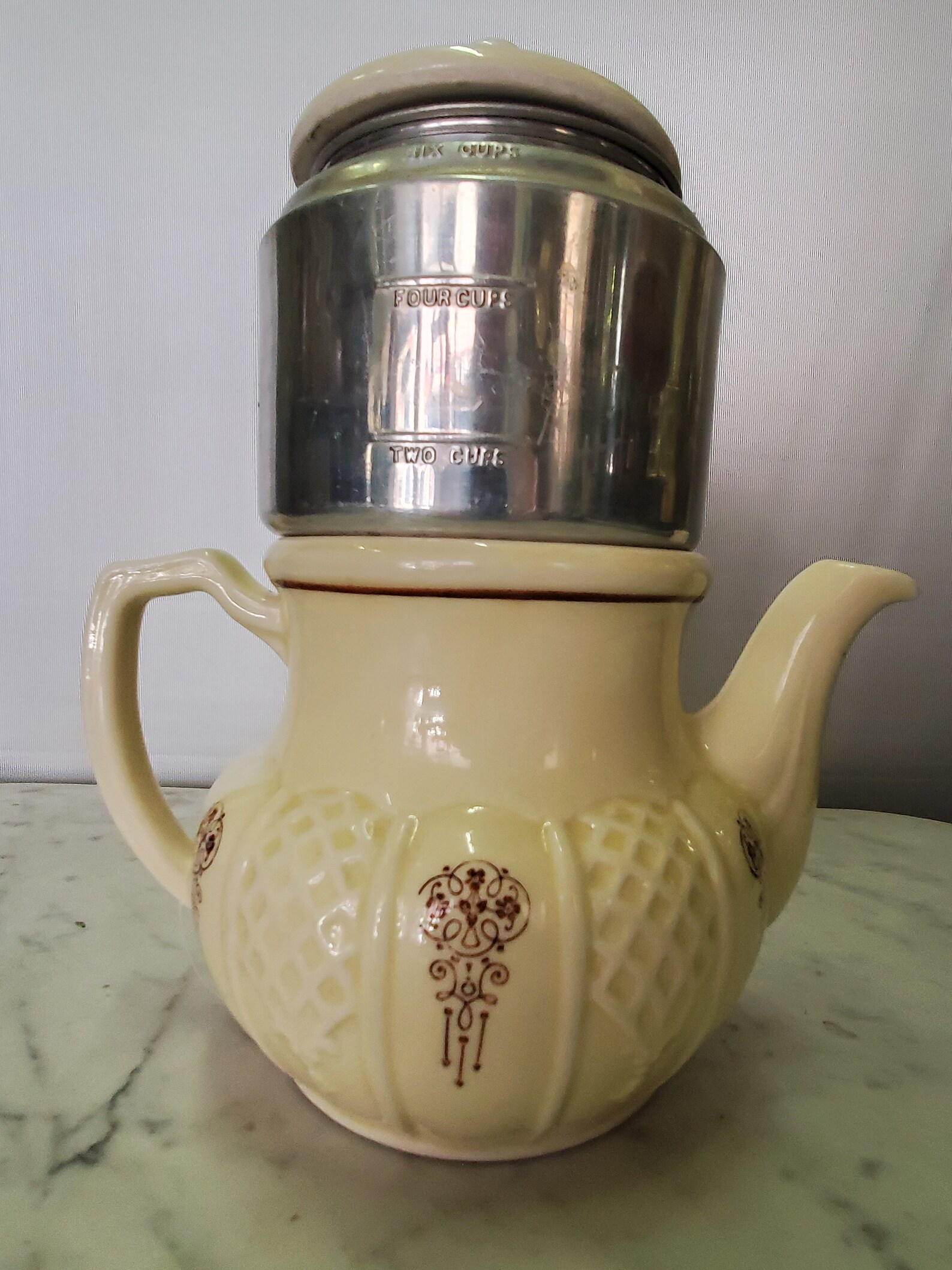 1930's Steeping Tea Pot Medida 2/4/6 Tazas de té Etsy