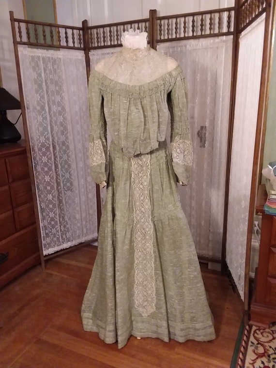silk gauze dress