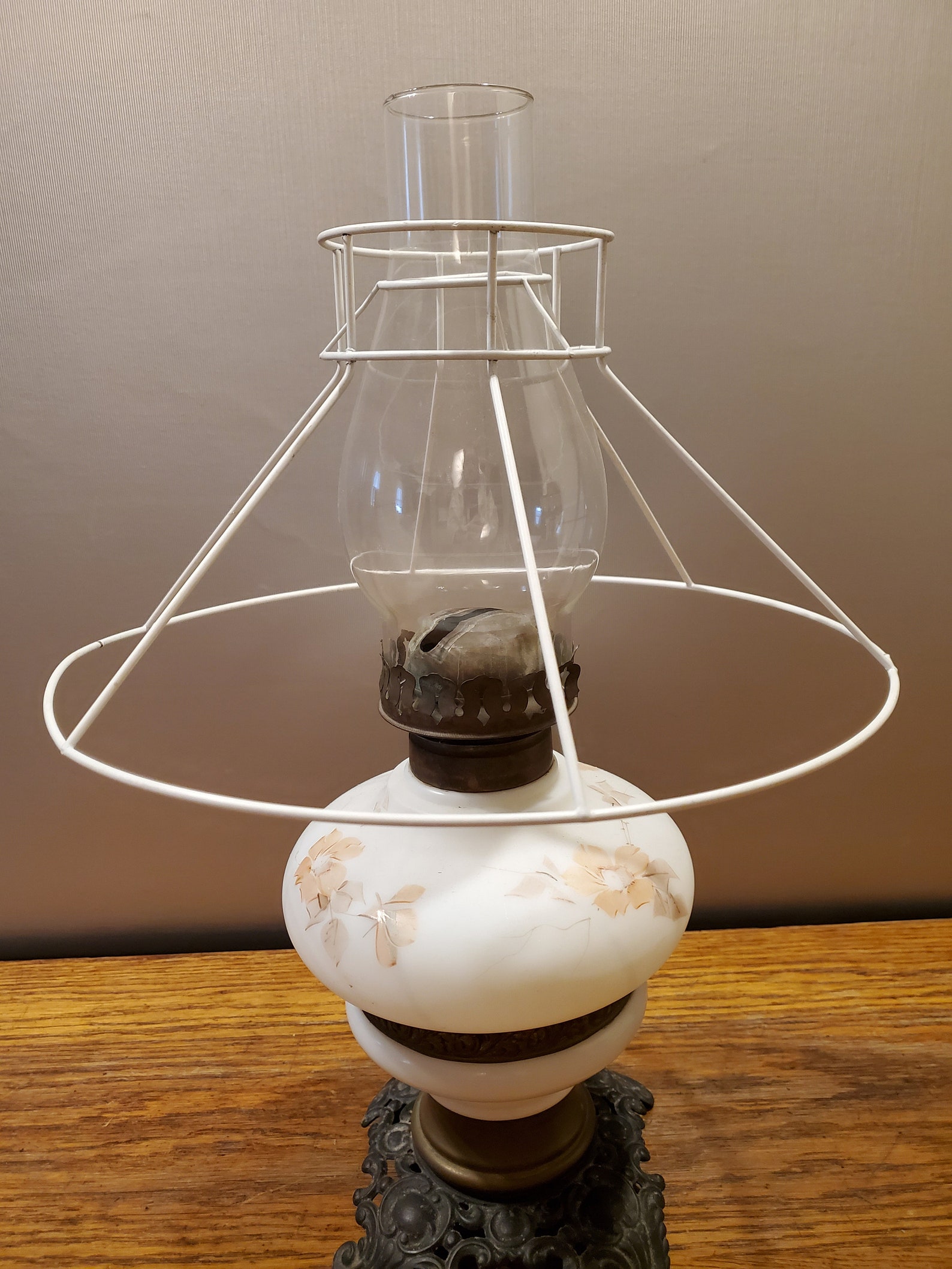 Kerosene/hurricane/chimney Style Lamp Shade Frames 3 Sizes to Etsy