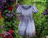 GIRLS GHOST COSTUME Ghost dress Girls Corpse Bride Costume Halloween Dress Flower Girl Dress SiZE 8